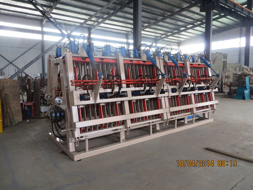 Hot press board machine